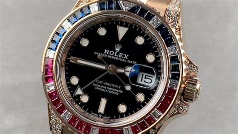 rolex gmt master ii diamond and ruby dial price|rolex gmt 2 meaning.